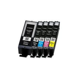 22ML Com paraCanon Pixma IP7250,MG5450,MG6350PGI-550XLPGBK.
