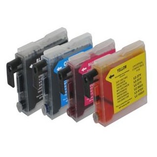38ML Brother Comp LC51 LC970 LC1000 Magenta Alta Capacidad